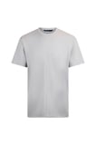 Gri Regular Fit Bisiklet Yaka Pamuklu Basic Tişört | XXL