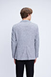 Gri Comfort Fit Mono Yaka Pamuklu Ceket | 54