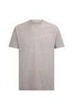 Bej Regular Fit Bisiklet Yaka Pamuklu Basic Tişört | M