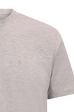 Bej Regular Fit Bisiklet Yaka Pamuklu Basic Tişört | M