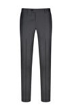 Gri Regular Fit Yandan Cepli Kumaş Pantolon | 48