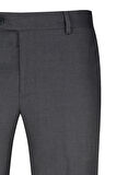Gri Regular Fit Yandan Cepli Kumaş Pantolon | 48