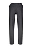 Gri Regular Fit Yandan Cepli Kumaş Pantolon | 48