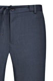 Lacivert Rahat Kesim Yandan Cepli Jogger Pantolon | 48
