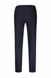 Lacivert Regular Fit Yandan Cepli Kumaş Pantolon | 46