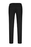 Siyah Regular Fit Yandan Cepli Kanvas Pantolon | 44