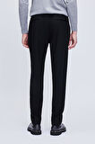 Siyah Rahat Kesim Yandan Cepli Jogger Pantolon | 33