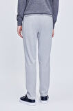 Gri Rahat Kesim Yandan Cepli Jogger Pantolon | 36