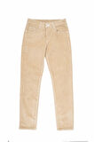 Camel Dinamik Fit 5 Cep Casual Kadife Pantolon | 32