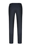 Lacivert Regular Fit Yandan Cepli Kumaş Pantolon | 44