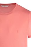 Pembe Regular Fit Bisiklet Yaka Tişört | M
