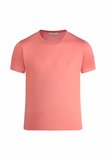 Pembe Regular Fit Bisiklet Yaka Tişört | S