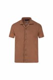 Camel Regular Fit Apaş Yaka Gömlek Tişört | L