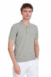 Haki Regular Fit 100% Pamuk Polo Yaka Tişört | XL