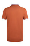 Kiremit Regular Fit 100% Pamuklu Polo Yaka Tişört | M
