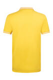 Sarı Regular Fit 100% Pamuklu Polo Yaka Tişört | L