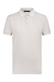 Ekru Regular Fit 100% Pamuklu Polo Yaka Tişört | L