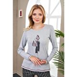 Pjs Kadın  Pijama Takım 23537 