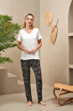 PJS Kadın Pijama Takımı 25182 