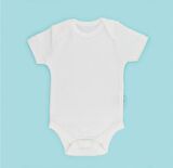 Mixi Baby Body Kısa Kol Ekru