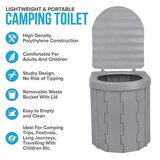 Madfox Bi-Pot Katlanır Portatif Kamp Tuvaleti [WC] GRİ