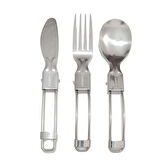 Madfox Heavy Duty 3IN1 Katlanır Çatal Kaşık Bıçak Seti