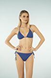 Estiva Üçgen İpli Bikini Takımı - Saks