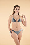 Estiva Concept Parçalı Üçgen Bikini - Gri