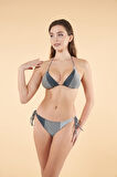Estiva Concept Parçalı Üçgen Bikini - Gri