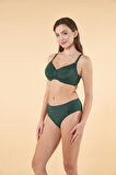 Estiva Toparlayıcı Balenli Bikini Takımı - Yeşil