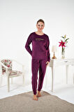 Kadın Kışlık Kadife Pijama Takımı