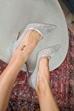 KADIN ABİYE 10CM TAŞLI AYAKKABI 036 4168