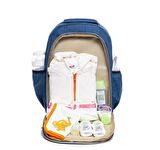 Bebex Bag-X Su Geçirmez Unisex Bebek Bakım Çantası Mavi