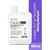 Factor100 50+ Faktör Leke Karşıtı-Nemlendirici Hassas Ciltler İçin Renksiz Güneş Koruyucu Krem 100 ml