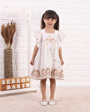 Serkon Kız Çocuk Su Yolu Elbise SER-0780