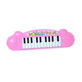 Pilli 22 Tuşlu Mini Piyano - Pembe