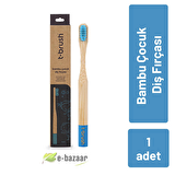 T-Brush Bambu Çocuk Diş Fırçası Mavi