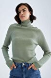 Slim Fit Balikçi Yaka Kazak