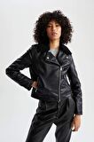 DeFacto Regular Fit Suni Deri Mont W6066AZ22AUBK27