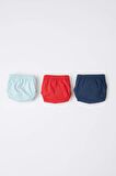 Erkek Çocuk Pamuklu 3'lü Slip Külot X0814A622SMRD59