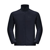 Jack Wolfskin Taunus FZ M Tam Fermuar Erkek Polar 1711451-1010 Night Blue