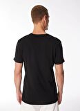 Merrell Siyah Erkek O Yaka Baskılı T-Shirt M4TAURUSM_TAURUS M