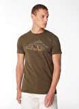 Merrell Haki Erkek O Yaka Baskılı T-Shirt M4TAMPM_TAMP M
