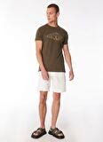 Merrell Haki Erkek O Yaka Baskılı T-Shirt M4TAMPM_TAMP M