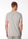 Merrell Gri Erkek O Yaka Baskılı T-Shirt M4TOBIM_TOBI M