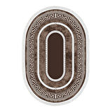 Eko Trend Djt Banyo Paspası Yıkanabilir Kaymaz Taban 651M Oval Modern