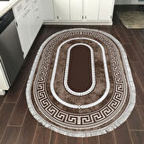 Eko Trend Djt Banyo Paspası Yıkanabilir Kaymaz Taban 651M Oval Modern