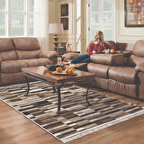 Alanur Star Kaymaz Pamuk Tabanlı Saçaklı Dijital Halı