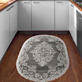 Eko Trend Djt Banyo Paspası Yıkanabilir Kaymaz Taban 762 Oval Osmanlı