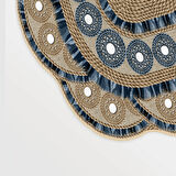 Manolya Lazer Kesim Kaymaz Taban Dijital Baskı Halı St600179Kr